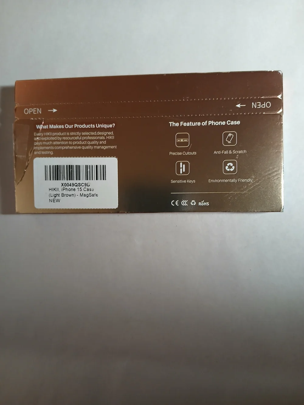 IPhone 15 Case Light Brown New